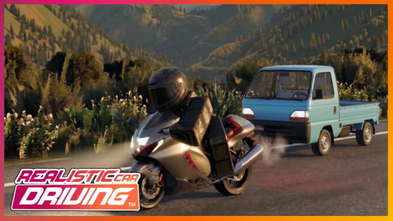 Realistic Car Driving cover art